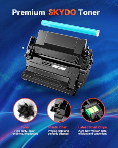 Image of 148A Toner Cartridge Black (with Chip) Compatible Replacement for HP 148A W1480A 148X W1480X Work for MFP 4101fdn 4101fdw 4001dn LaserJet Pro 4001dw 4001n Printer (2 Pack)