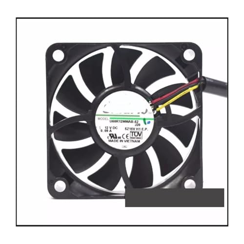 Ventilateur 12VDC 60mm U60R12MMAB-53 pour imprimante 3D et robot