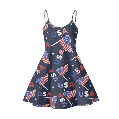 Image of Biyejit Women Casual Loose Dress Strap Long Summer Beach Swing Dress