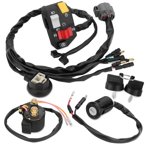 M MATI Handlebar Key Starter Relay Switch Kit for Honda TRX300EX 300EX Sportrax 300 1993-2006 35200-HM3-000 35020-HM3-A01 35200-HM3-903 by M MATI - Used condition - Image 3