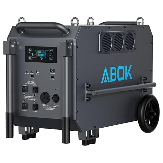 Ark7200 Portable Power Station, 120/240V 7200W AC Output, 9792Wh LiFePO4 Home Battery, Solar Generator for Forestry Operation, Construction Site, Emergency, Power Outages (Ark7200)