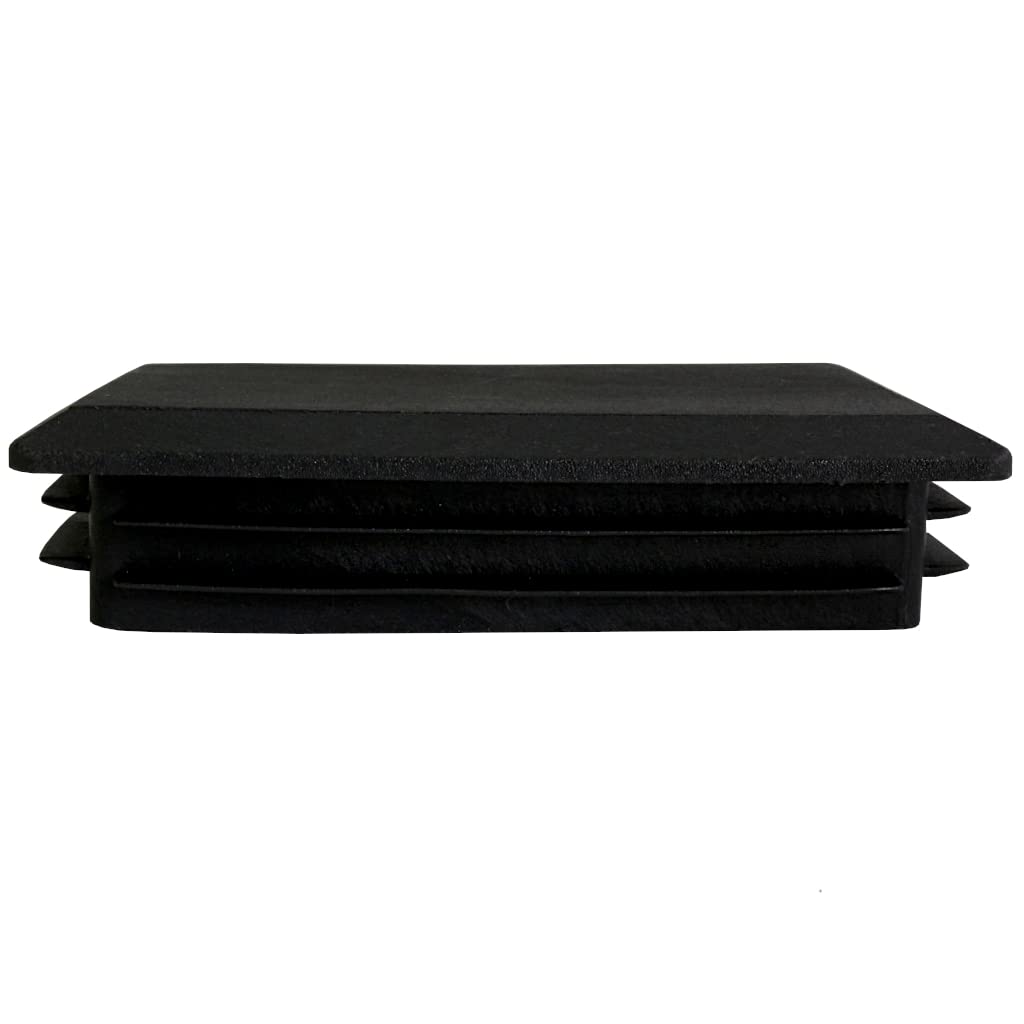 TIBU Tapones de láminas rectangulares para tuberías, tapones, tapones, tapones, tapas de extremo rectángulo, 30 unidades, tubo rectangular de 100 x 60 x 2 mm