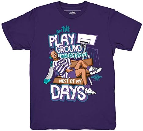 Grape 5 Fresh Prince Playground Purple Shirt to Match Jordan 5 Grape Fresh Prince Sneakers