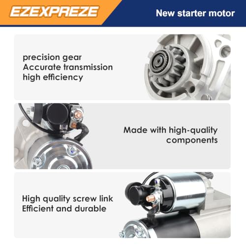 Image of Ezexpreze 19061 New Starter for Nissan Rogue 2008-2013 2.5L, Rogue Select 2014-2015 2.5L, Sentra 2007-2012 2.5L, 410-48183 M0TA0271 19148 16085 23300-ET80A