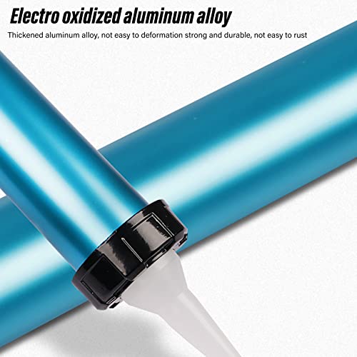 CHICIRIS Manual Sausage Caulking Gun, Drip Sausage Caulk Gun with Aluminum Barrel (Blue) - Image 3