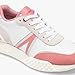 Lacoste Women's L-Spin Deluxe Sneaker, White/Pink, 7