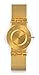 Swatch Skin Quartz Movement Gold Dial Ladies Watch SFK355M