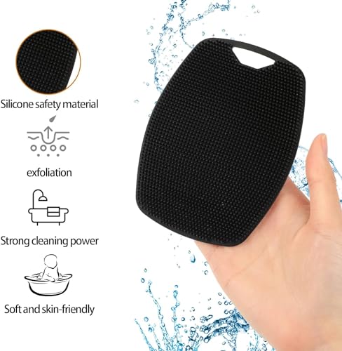 RENESMEE Body Scrubber for Bathing - Dead Skin Remover, Premium Super Soft Silicone Body Shower Scrub, Reusable Body Cleansing Brush for Men, Women and Children - 1 Pc (Scrubber) - Image 3