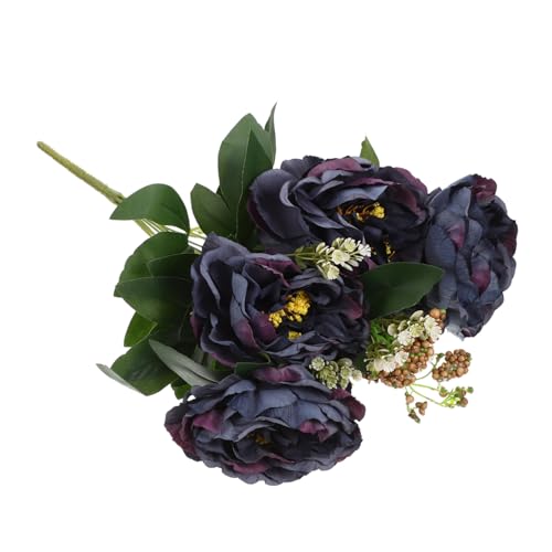 Cabilock Ramo De Peonías Artificiales Imitación De Flores Decorativas para Decoración De Jarrones Fiestas para Manualidades DIY