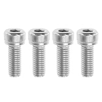 SG Store 4 Stück M8x20mm Linksgewinde Innensechskant Schraubverschluss aus Edelstahl für Innen- Und Außenbereich Heimbüro Kommunikationsausrüstung Schiffsmontage