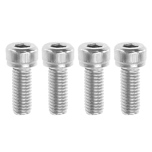 SG Store 4 Stück M8x20 Innensechskant Linksgewinde