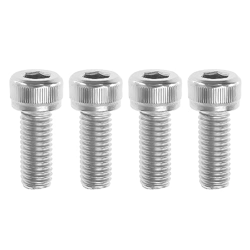 SG Store 4 Stück M8x20mm Linksgewinde Innensechskant Schraubverschluss aus Edelstahl für Innen- Und Außenbereich Heimbüro Kommunikationsausrüstung Schiffsmontage