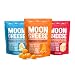 Moon Cheese 2 OZ, Pack of Three, Assortment (Gouda, Pepper Jack, and Cheddar), 100% Cheese and Gluten Free