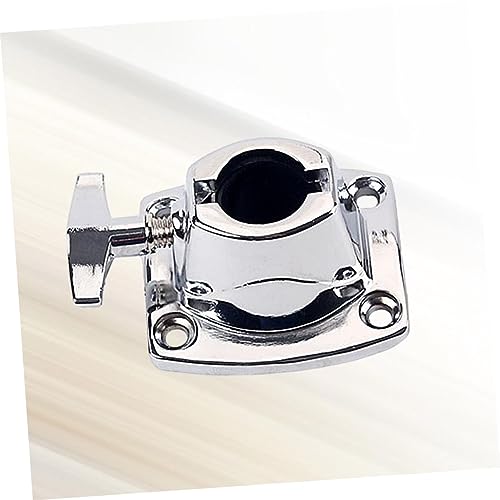 Pinza resistente para tom de platillo para percusión, accesorio ligero para batería en color plateado, sujeta firmemente en su lugar miniatura 3