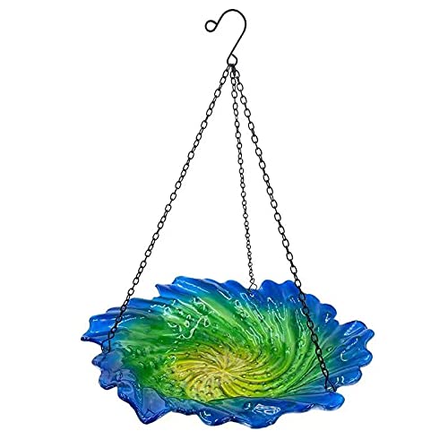 Bownew Vogeltränke zum Aufhängen, aus Glas Cover
