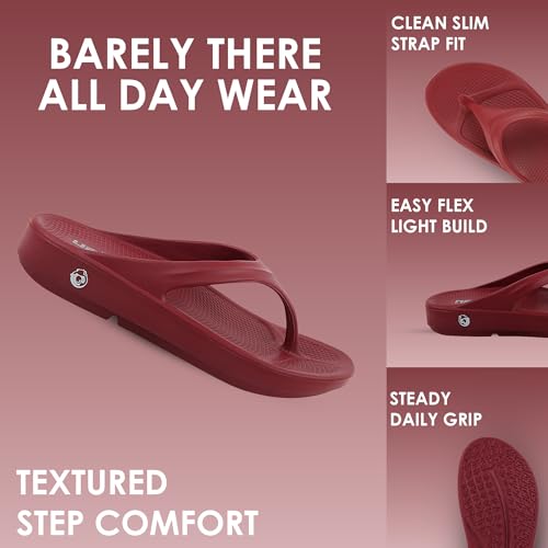 Image of NEOZ Ultra Soft Women's Slippers with Cushion FootBed for Adult | Comfortable & Light Weight| Stylish & Anti-Skid| Waterproof & Everyday Flip Flops for Ladies /Girls