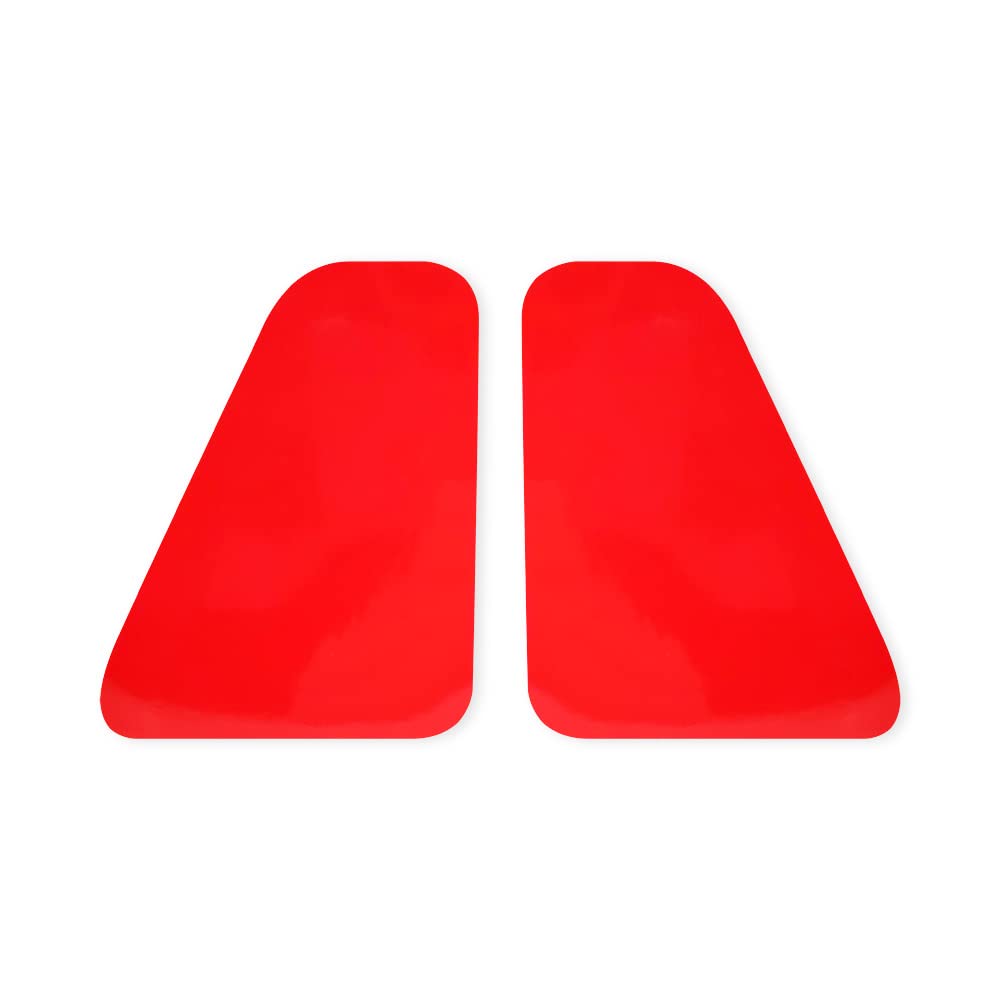4R Quattroerre.it 17081 Abarth & FIAT 500 Glossy Red Headlight Sticker