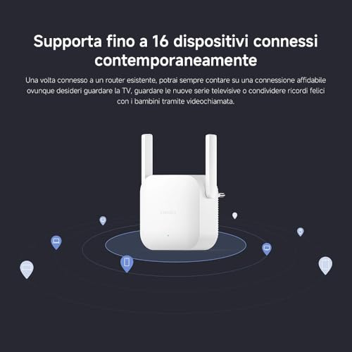 Estensore WiFi N300 - Router e Ripetitore WiFi, Amplificatore di Segnale per Copertura Migliorata - Router - Immagine 3