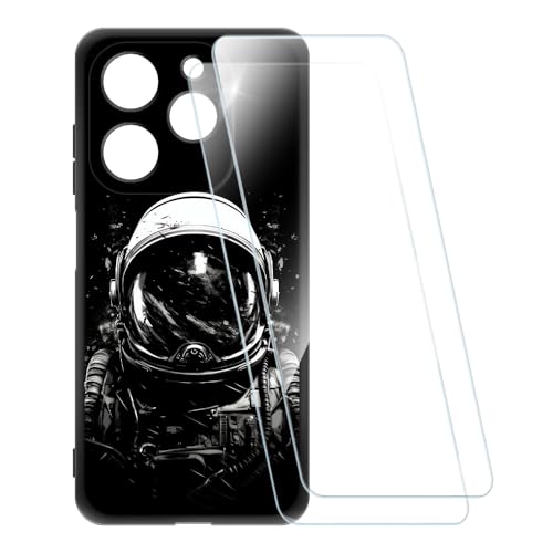 ESACMOT �v�����g�P�[�X + 2�������K���X�t�B���� Tecno Spark Go 4G 2024 �Ƃ̌݊�������, �Ռ��z���\�t�g�J�o�[ HD�N���A (�F����s�m)