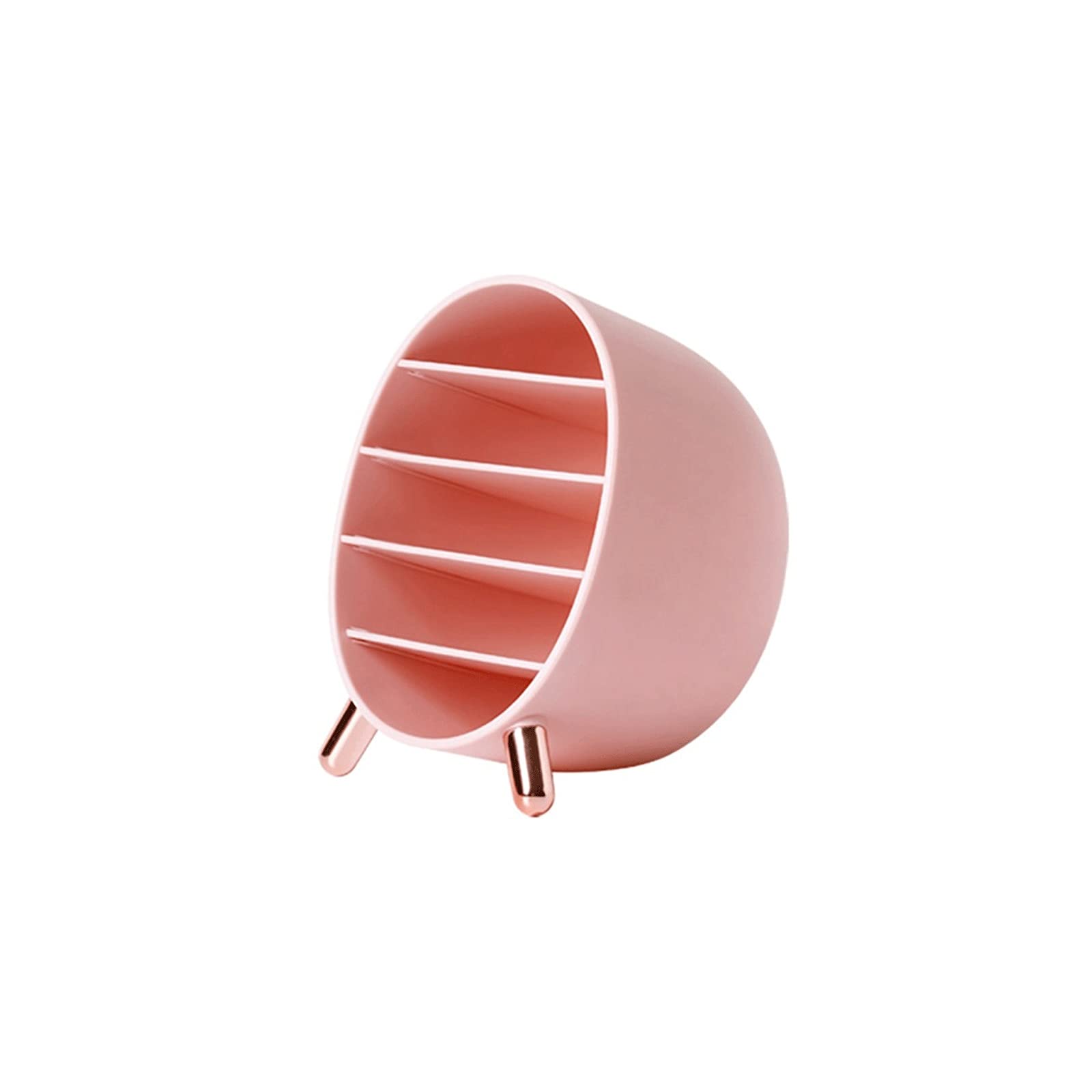 JINGYAN Storage Boxes Cosmetic Storage Box Dustproof Bathroom Desktop Beauty Makeup Organizer Eyebrow Pencil Lipstick Shelf(A)