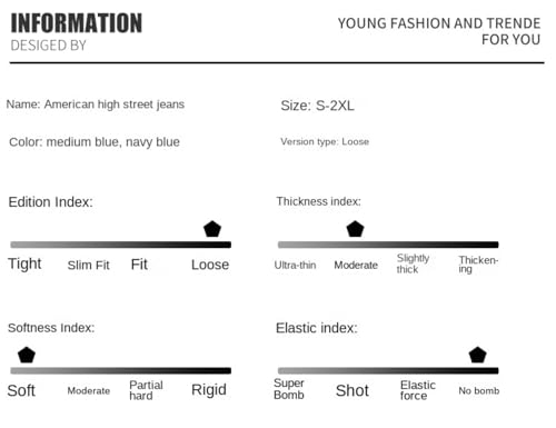 Jeans Pants Trousers Denim Spring and Autumn Side Bone Three Ribbon Loose Casual Style Men's Wear3