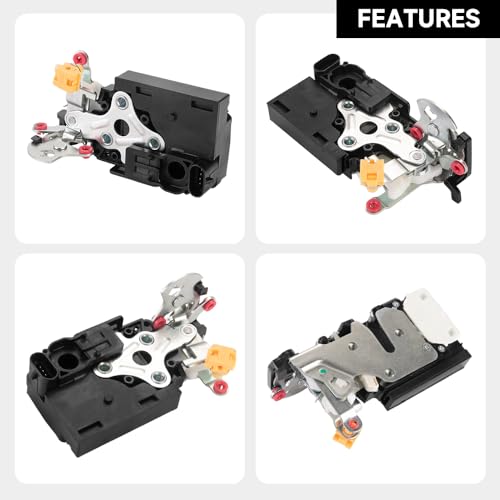 Image of Rear Right Door Latch Lock Actuator Assembly - Compatible for GMC Savana 1500 1996-2014 for Chevrolet Express 1500 1996-2014 for Chevrolet P30 1996-1999 - Replace Part 22834664