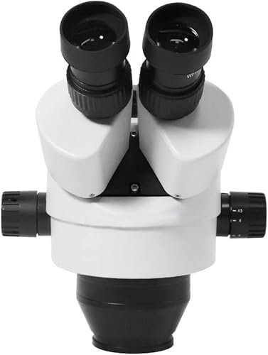 Kit de microscopio negroblanco simulado 7X-45X 3.5X-180X Microscopio Zoom Cabezal de microscopio estéreo para reparación de teléfono PCB Adaptadores