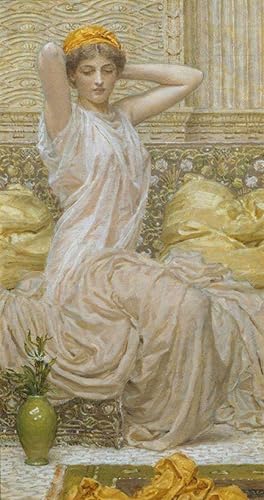Cuadro La Toilette Albert Moore lienzo 60x90cm para decoraciones del hogar