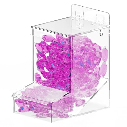 Bikkii Laundry Pods Container, Acrylic Laundry Detergent with 2 Lid, Dishwasher Pods, Powder Detergent Container, Powder for Room Organization