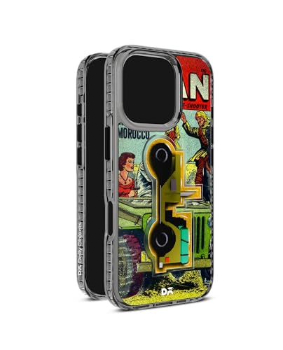 Image of DailyObjects Battle Jeep Stride 2.0 Magnetic Case Cover Compatible with iPhone 16 Pro Max | Wireless Charging Slim Back Cover | 2 Layer Edge Protection & Shockproof