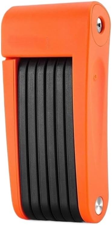 Bike Locks Heavy Duty/Bicycle Chain/Cycling Lock,Codes for Bike Cycle, Moto, Door, Gate Fence(A Orange)