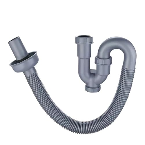 U-Shaped Anti-Odor Sink Drain Pipe – S-Bend Backflow for Washbasin & Hand Basin