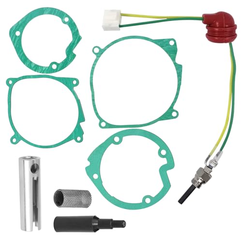 Bujía incandescente de calefacción de estacionamiento diésel, 8 unidades, 12 V-2 KW-5 kW, calefacción estacionaria de cerámica, bujías incandescentes, kit de reparación de bujías de cerámica, kit de