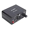 Sorandy Microphone Preamplifier, 38dB Adjustable Gain Preamp, Mic Preamp with 48V Power and XLR 3.5mm 6.35mm IO, Ideal for Dynamic and Condenser Mics Streaming Recording #3