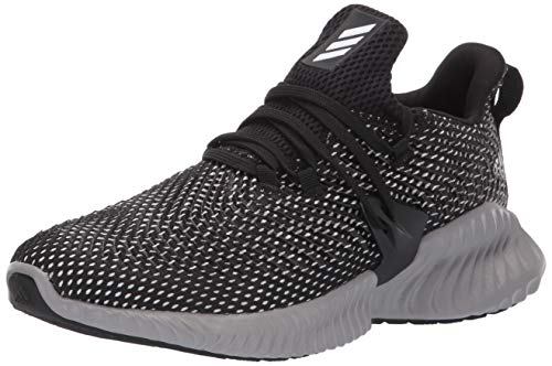 Adidas Kids Alphabounce Instinct, Black/White/Grey, 2.5 M US Little Kid