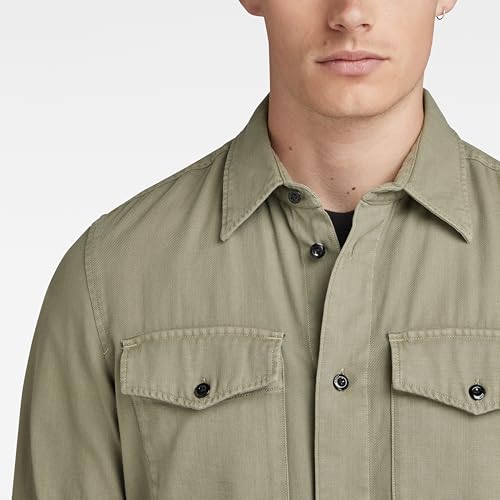 G-STAR RAW Herren Marine Slim Hemd, Grün (Shamrock gd D20165-D454-B681), XS – Ansicht 5
