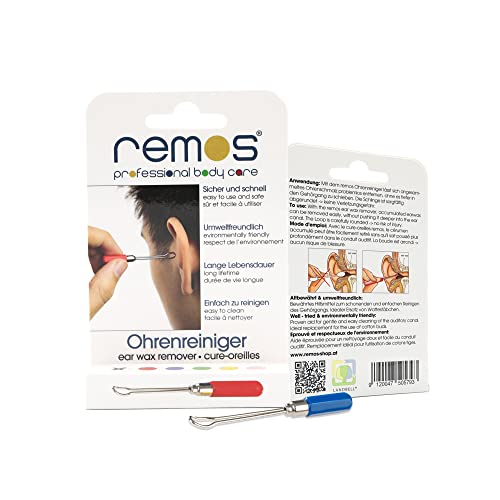 REMOS Pulitore auricolare per la rimozione igienica del cerume - 6,5 cm