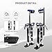 NEJHC Drywall Stilts, 32''- 48'' Adjustable Aluminum Tool Stilts with Protective Knee Pads, Durable and Non-Slip Work Stilts for Painting Walls, Pruning Branches, Cleaning,Performing Arts Activities