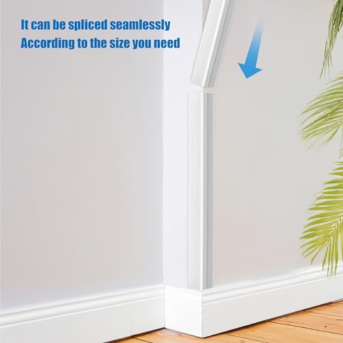 Image of Wall Corner Protectors 4 Pack,1.57x1.57x23.62x0.12 inch PVC Double Side Proof Corner Guards for Sharp Edges, Self-Adhesive Corner Protectors for Home, Kindergarten,Thickness-3mm(0.12 in)
