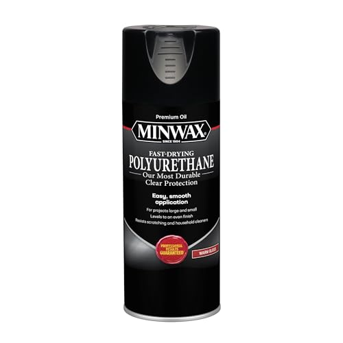 Minwax Fast Drying Polyurethane Spray, Protective Wood...