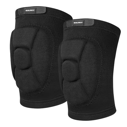 EULANT Rodilleras Voleibol para Jóvenes y Adultos,Anticolisión Rodillera Suaves,Elástica Protector Rodilla para Balonmano Futbol Baloncesto Moto Patinaje Artístico Baile Entrenamiento Pilato