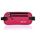 Travel Money Belt: Safe, Well Designed & Comfortable Money Carrier For Travelling & More - Blocks RFID Transmissions - Secure, Hidden Travel Wallet (Pink)