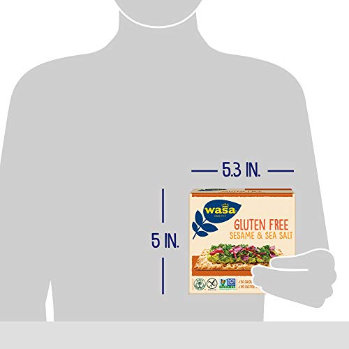 Wasa Gluten Free Sesame & Sea Salt Crispbread, 6.1 Oz (Pack Of 10) #TOP6