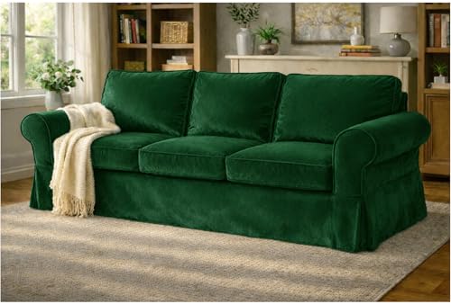 Velvet Pets Friendly Sofa Covers Custom Made Compatible for IKEA