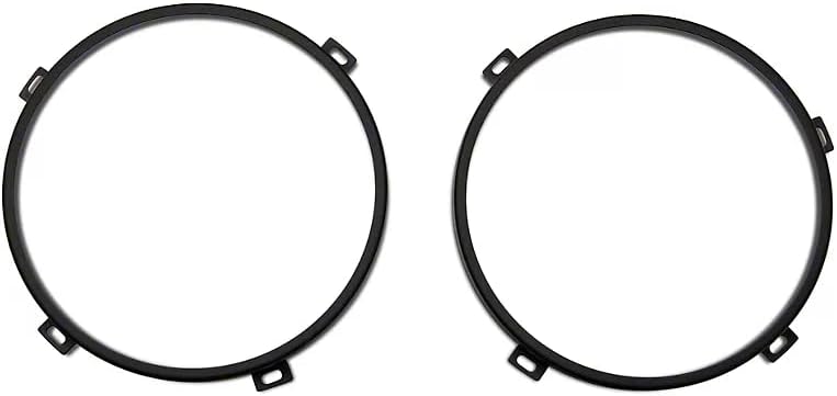 Miniatura 5 de Anillo de montaje de faro redondo de 7 pulgadas Opar para Jeep Wrangler JK 2007-2017 (paquete de 2 unidades)