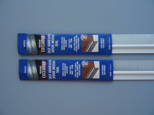 Bas de porte STORMGUARD blanc joint isolant adhésif pour entrée 2x 1m