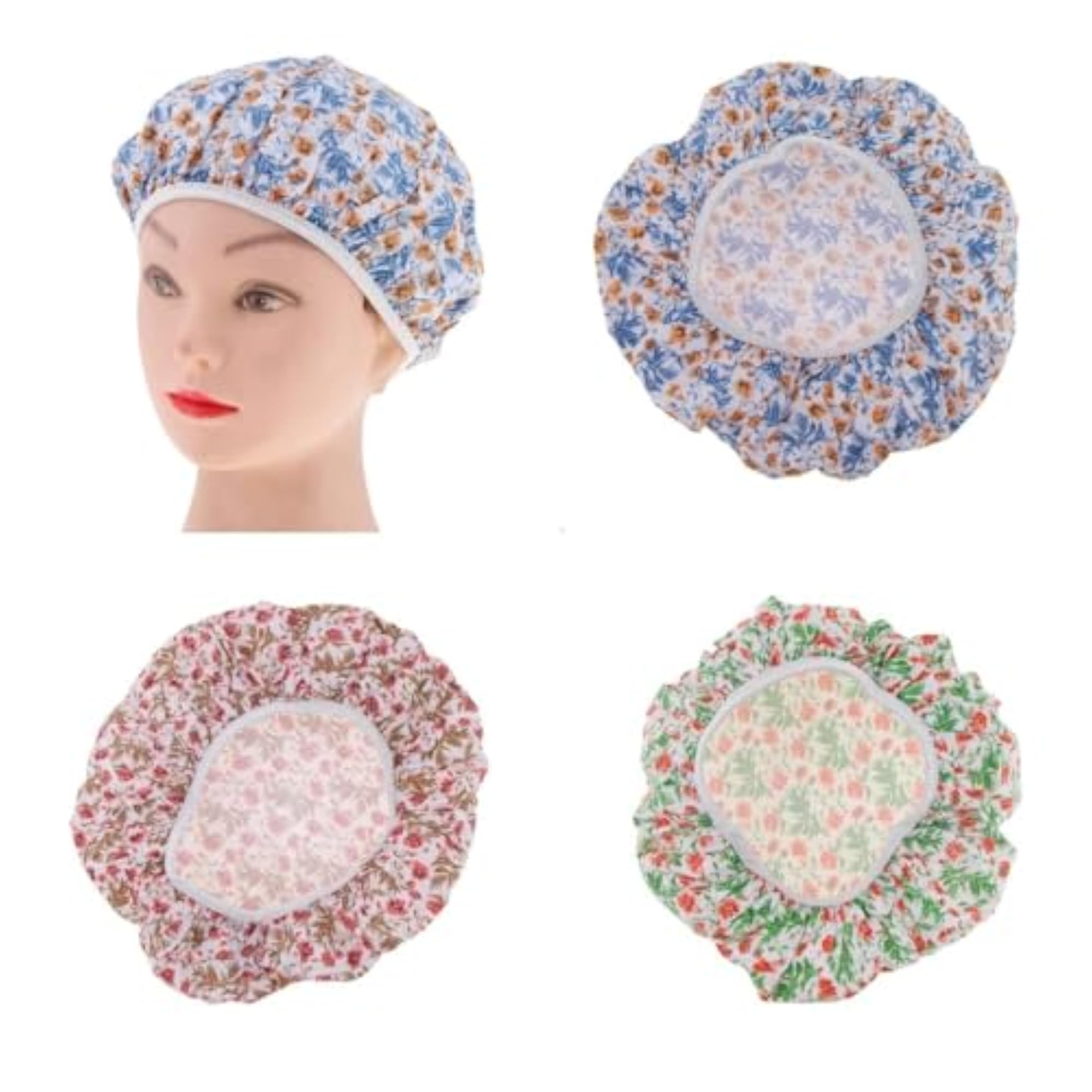 Women's Elastic Bathing Shower Cap for Salon Use