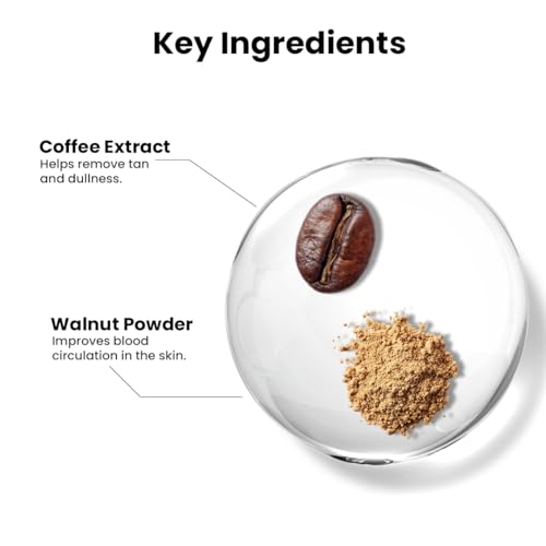 Image of Coffee Crush Face Scrub with Coffee Arabica for Detan & Exfoliation - 170g | Natural, Paraben-Free Formula Cocoa Powder & Walnut Shell | Gentle Exfoliation for Smooth, Revitalized Skin