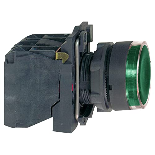 Puls.lum.led 24v na+nc verde