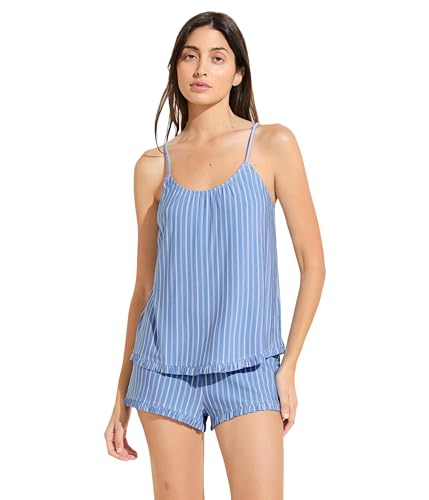 Image of Eberjey Women's Gisele Tencel Printed Modal Ruffle Cami & Shortie Short Set